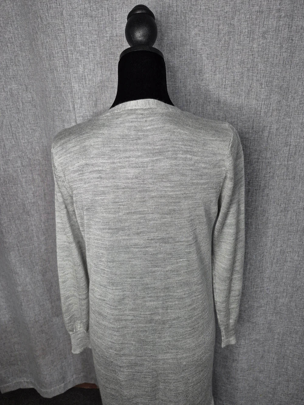 EXPRESS Gray Longline Button Front Cardigan Sweater Size S/P